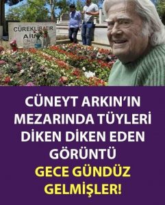 Cüneyt Arkın’ın Mezarında