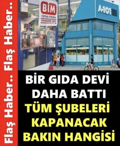 Gıda devi battı