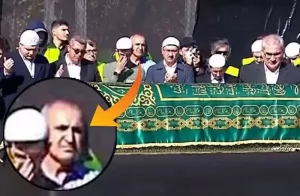 Cenazesine gitmiş