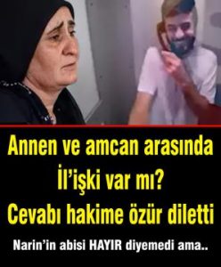 Hakime cevabı